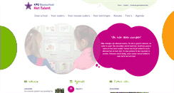Desktop Screenshot of hettalentkpo.nl